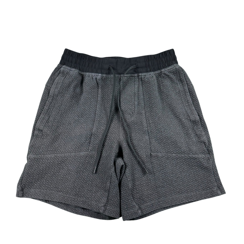 Lululemon At Ease Gray Performance Drawstring Athletic Shorts Men S LM7AI9S